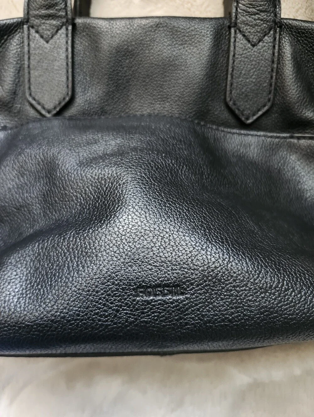Fossil leather crossbody purse